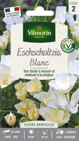 Fleurs - Eschscholtzia Blanc - PACKAGING_RECTO
